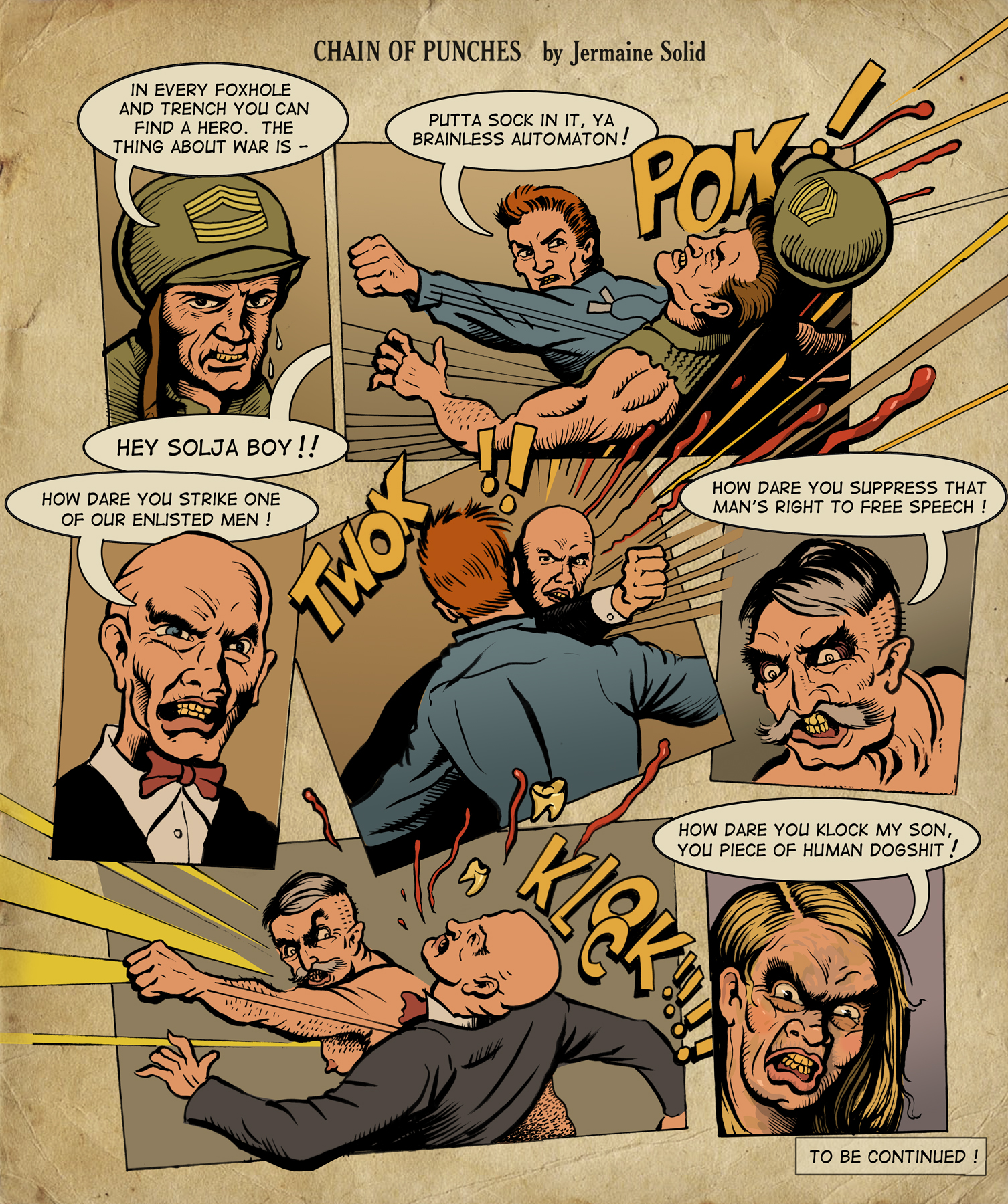 Comics: Chain of Punches