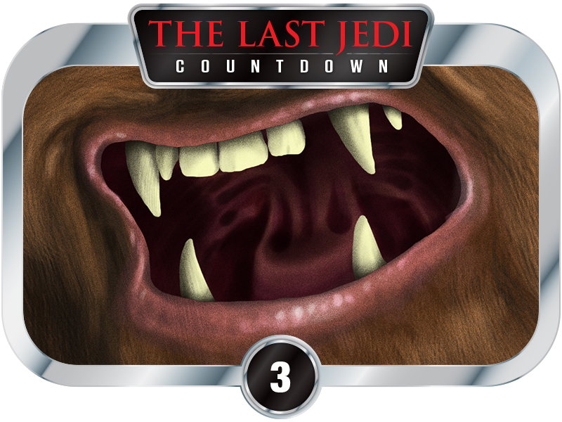 3 Days to SW EP8 – Creatures of A New Hope – Chewbacca